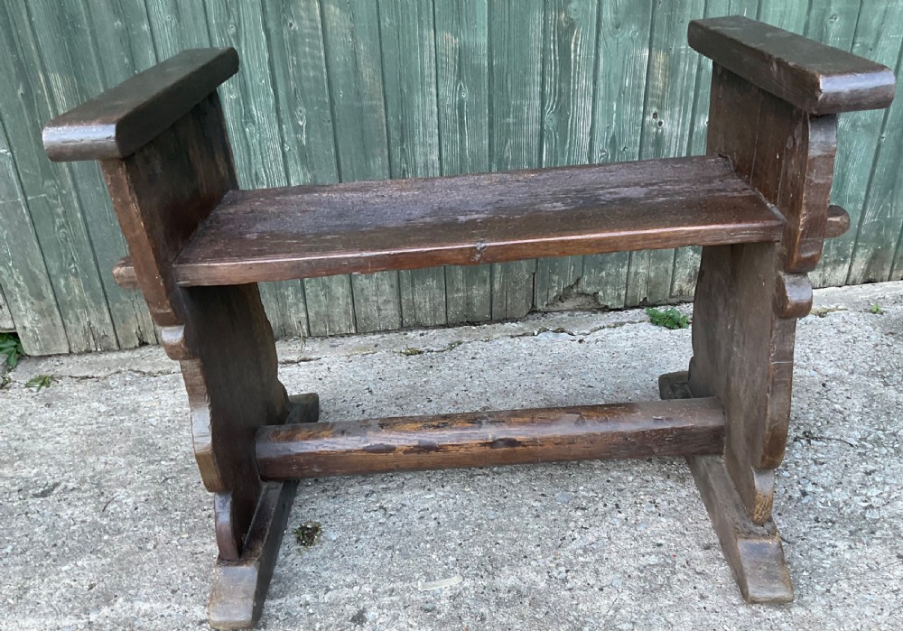 An Oak bench 18th century  View III