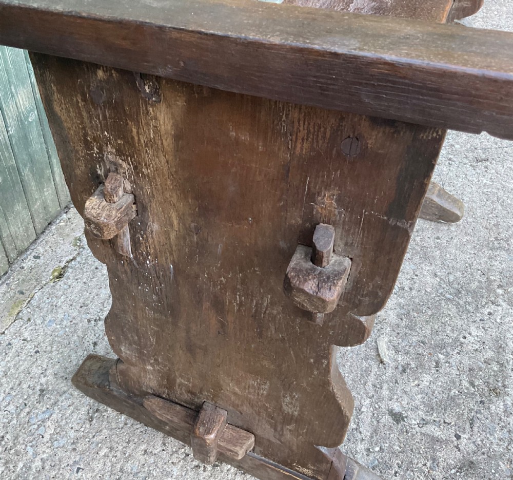 An Oak bench 18th century  View VI