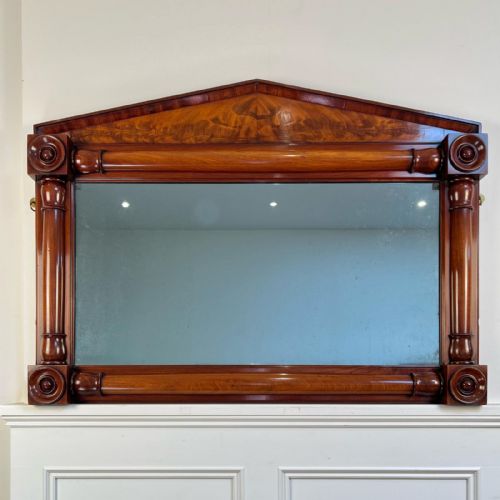 William IV Mahogany Wall Mirror