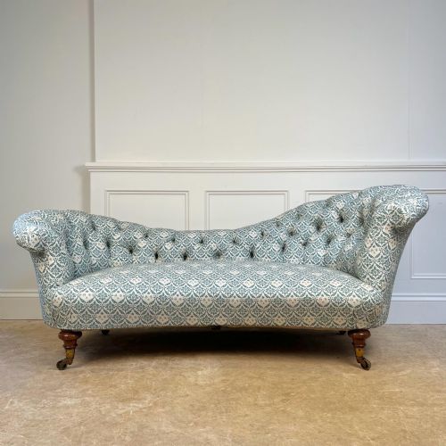 SHAPELY 19TH C HOWARD SONS SOFA - ADDITIONAL PHOTO 2