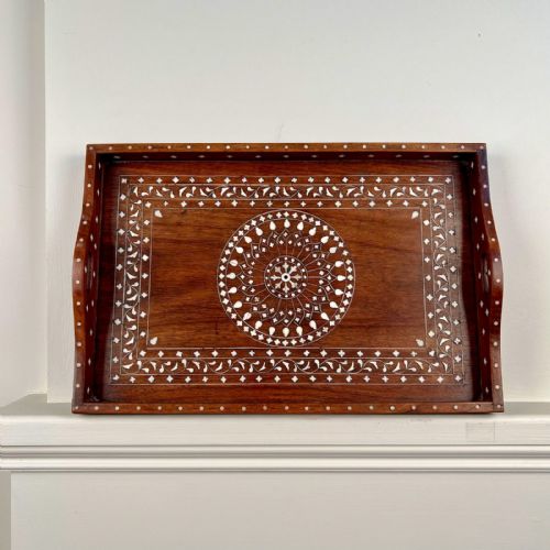 Small Hoshiarpur Inlaid Tray
