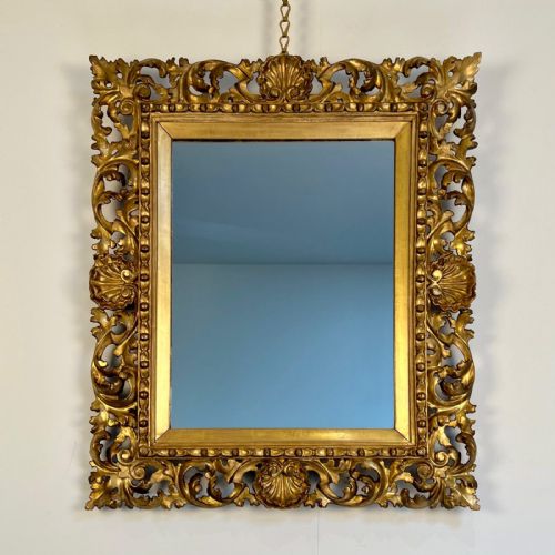 19th C Florentine Giltwood Mirror