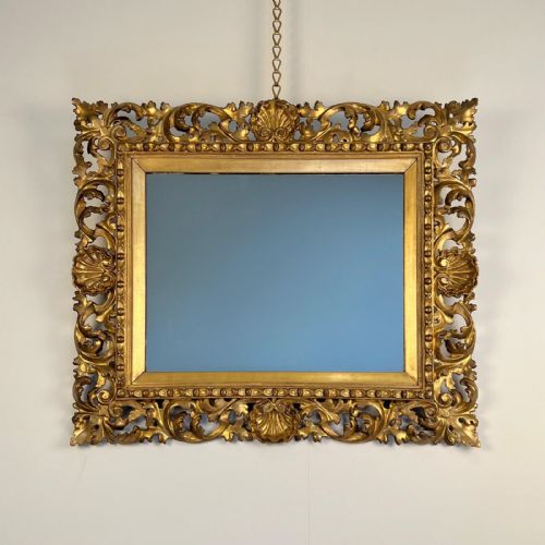 fig 1. 19th C Florentine Giltwood Mirror