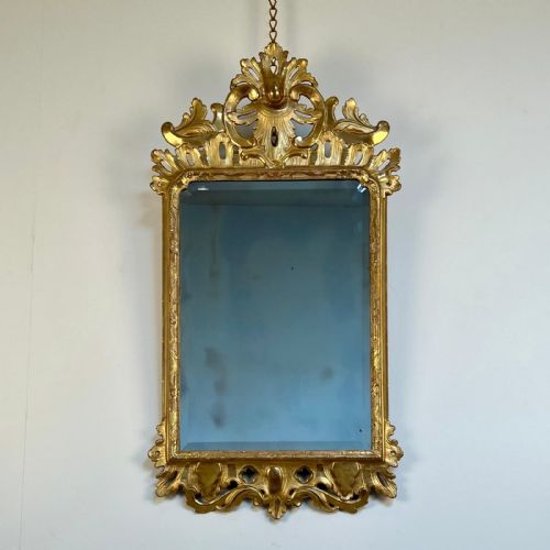 Beautiful George II Giltwood Wall Mirror