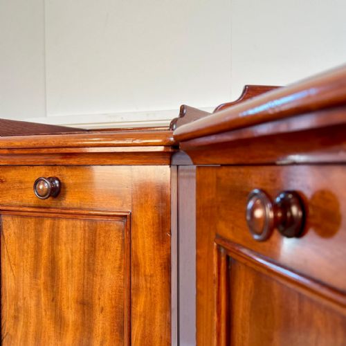 fig 1. A Rare Pair of 19th C Johnstone & Jeanes Bedside Cabinets