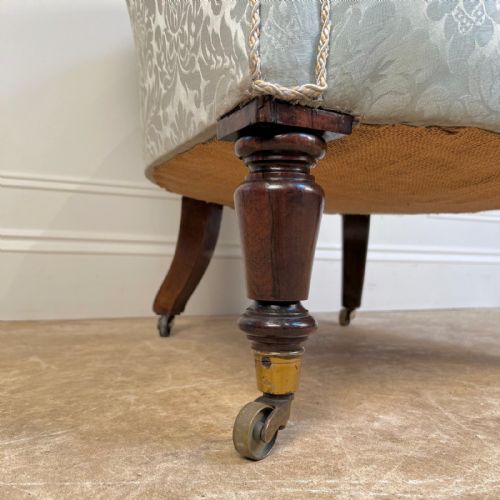 19TH C ROSEWOOD ARMCHAIR - ADDITIONAL PHOTO 4