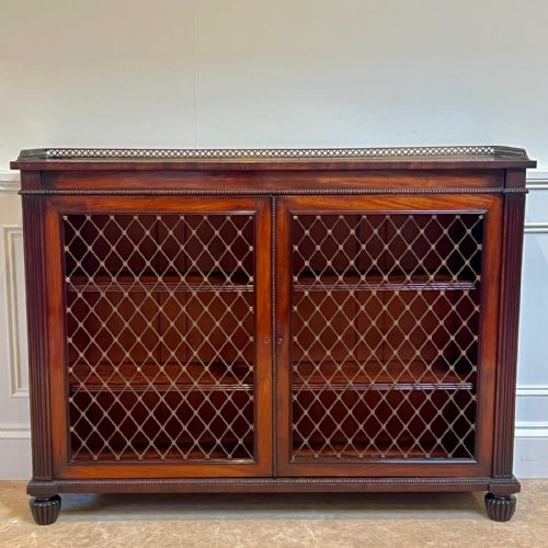 George IV Gillows Mahogany Bookcase Cabinet