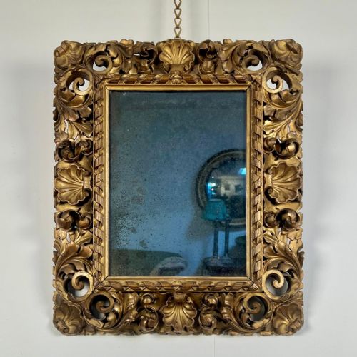 19th C Giltwood Florentine Mirror
