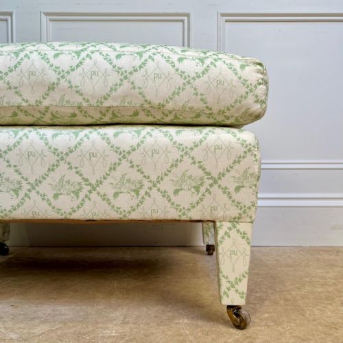 fig 1. Early 20th C Portman Ottoman Stool