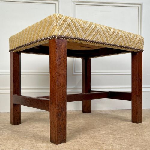 18th C Walnut Stool
