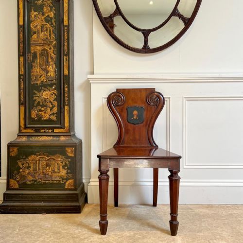 PAIR OF BEAUTIFUL GILLOWS REGENCY HALL CHAIRS - ADDITIONAL PHOTO 1