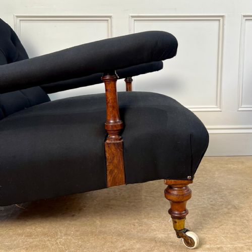 fig 1. A Pair of 19th C Holland & Sons Open Armchairs