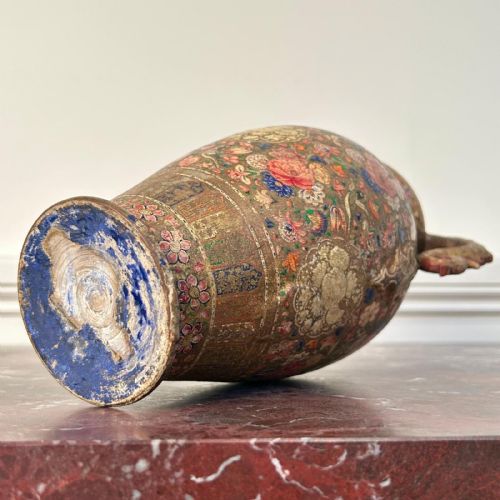 19TH C KASHMIRI VASE - ADDITIONAL PHOTO 2