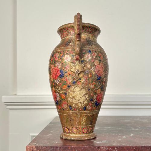 19TH C KASHMIRI VASE - ADDITIONAL PHOTO 5