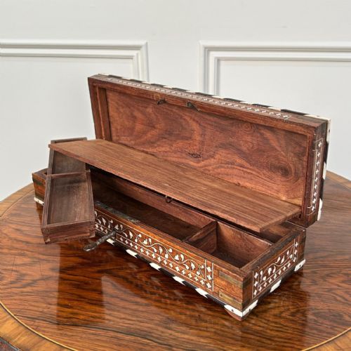 BEAUTIFUL 19TH C HOSHIARPUR ARTISTS STATIONARY BOX - ADDITIONAL PHOTO 3