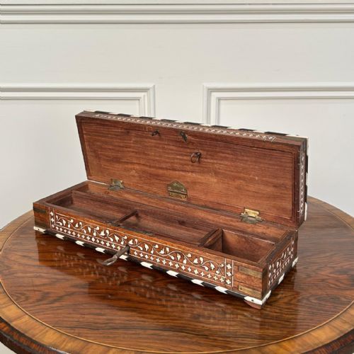 BEAUTIFUL 19TH C HOSHIARPUR ARTISTS STATIONARY BOX - ADDITIONAL PHOTO 4