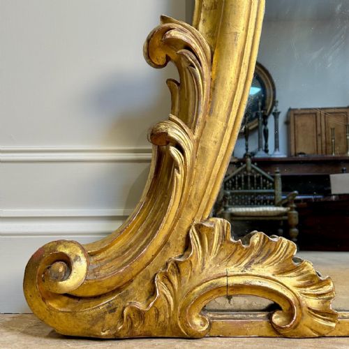 LARGE BOLD WILLIAM IV GILTWOOD MIRROR - ADDITIONAL PHOTO 2