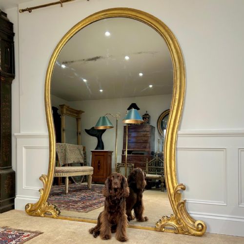 LARGE BOLD WILLIAM IV GILTWOOD MIRROR - ADDITIONAL PHOTO 3