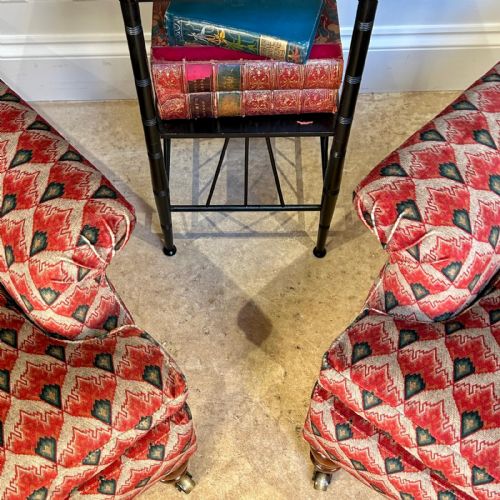 PAIR OF GILLOWS COUNTRY HOUSE ARMCHAIRS - ADDITIONAL PHOTO 7