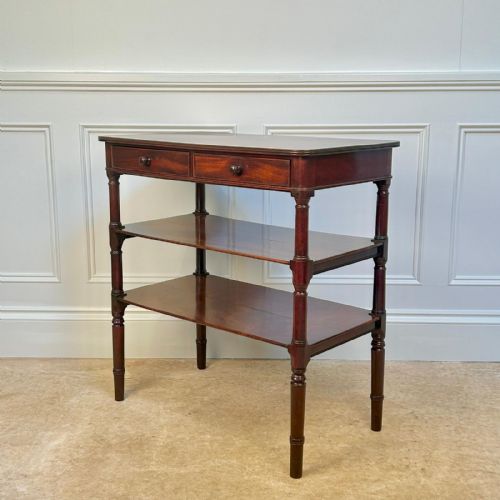 Stylish Regency Mahogany Etagere