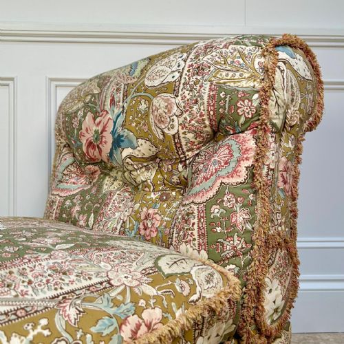 19TH C REVERSIBLE BOX OTTOMAN DAYBED - ADDITIONAL PHOTO 5