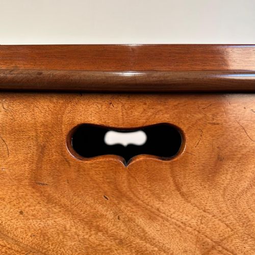 GEORGIAN MAHOGANY BEDSIDE CABINET - ADDITIONAL PHOTO 4