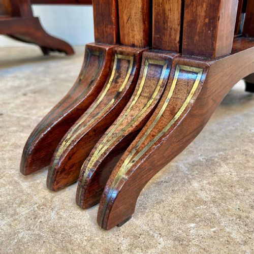 A SET OF REGENCY ROSEWOOD QUARTETTO TABLES - ADDITIONAL PHOTO 5