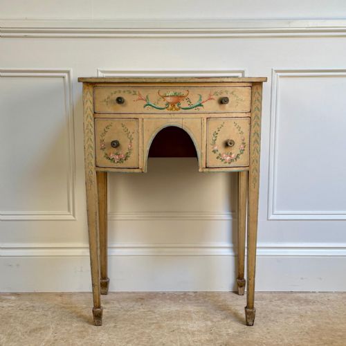 Pretty Edwardian Painted Side Table