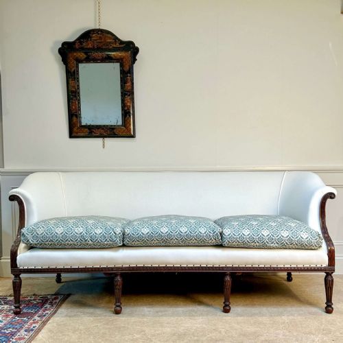 EDWARDIAN HOWARD SONS COUNTRY HOUSE SOFA