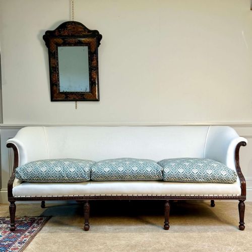 EDWARDIAN HOWARD SONS COUNTRY HOUSE SOFA - ADDITIONAL PHOTO 3