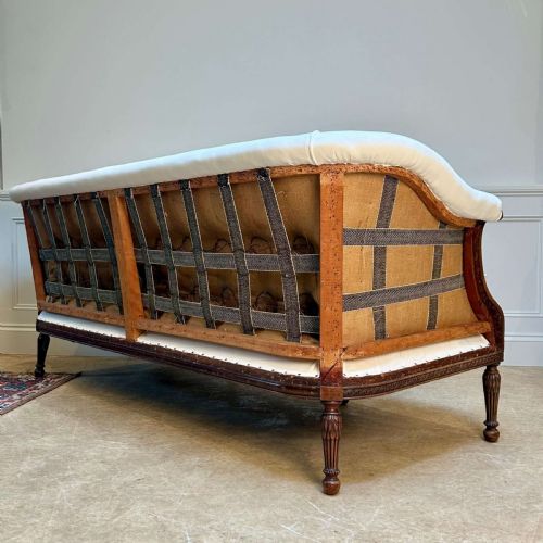 EDWARDIAN HOWARD SONS COUNTRY HOUSE SOFA - ADDITIONAL PHOTO 4