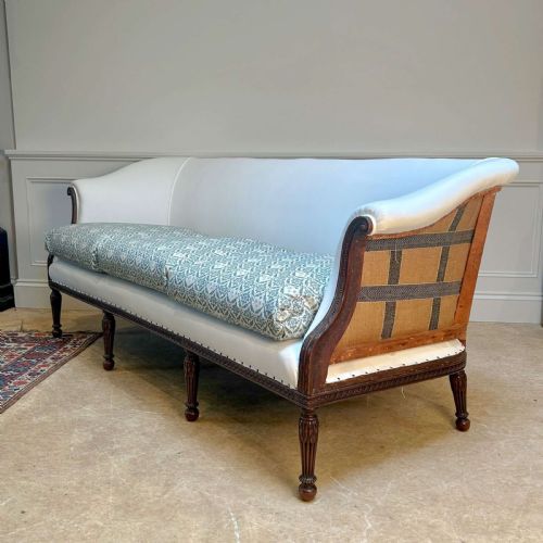 EDWARDIAN HOWARD SONS COUNTRY HOUSE SOFA - ADDITIONAL PHOTO 5