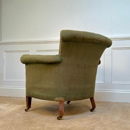19TH C WOODSTOCK STYLE ARMCHAIR - ADDITIONAL PHOTO 1