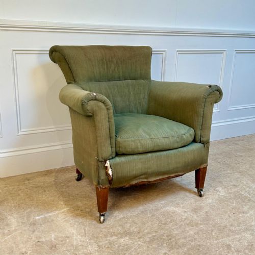 19TH C WOODSTOCK STYLE ARMCHAIR - ADDITIONAL PHOTO 2