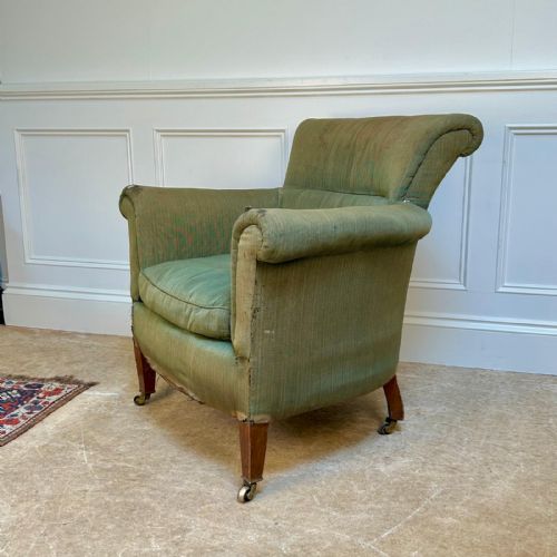 19TH C WOODSTOCK STYLE ARMCHAIR - ADDITIONAL PHOTO 3