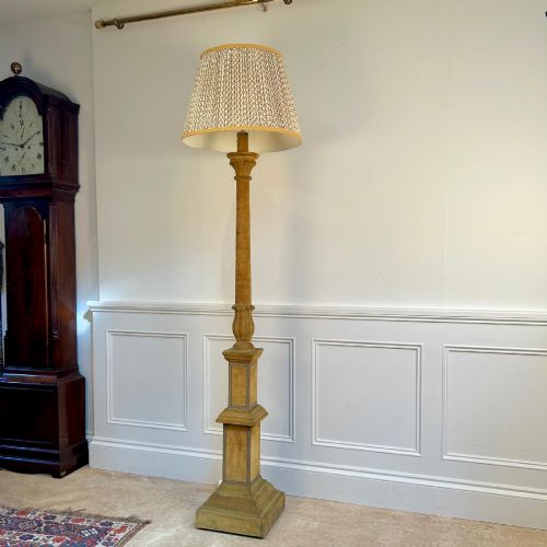 1930'S Italian Velvet Floor Lamp