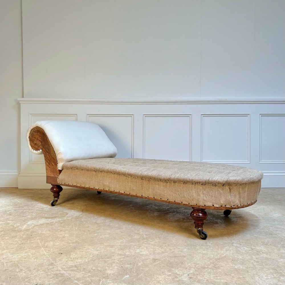 19th C Mahogany Daybed