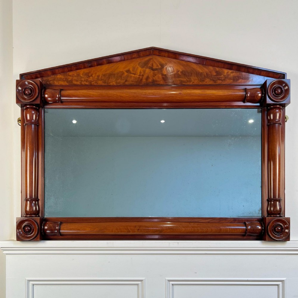 William IV Mahogany Wall Mirror