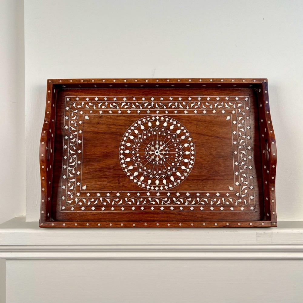 Small Hoshiarpur Inlaid Tray