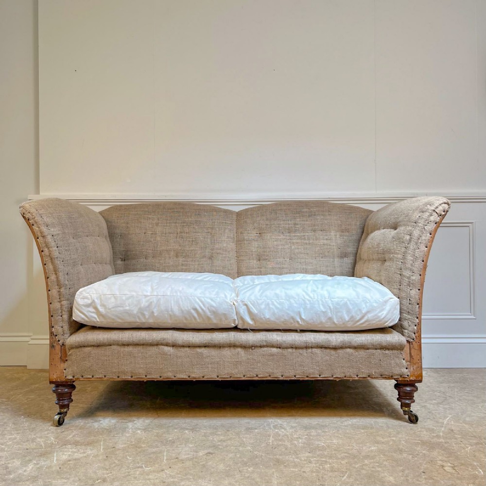 19th C Curved Back Sofa
