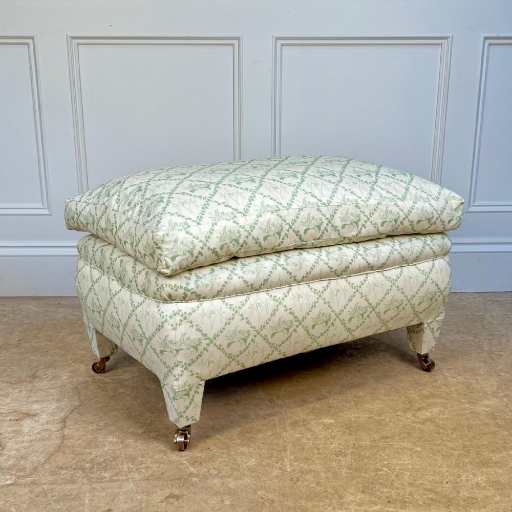 Early 20th Century Portman Ottoman Stool