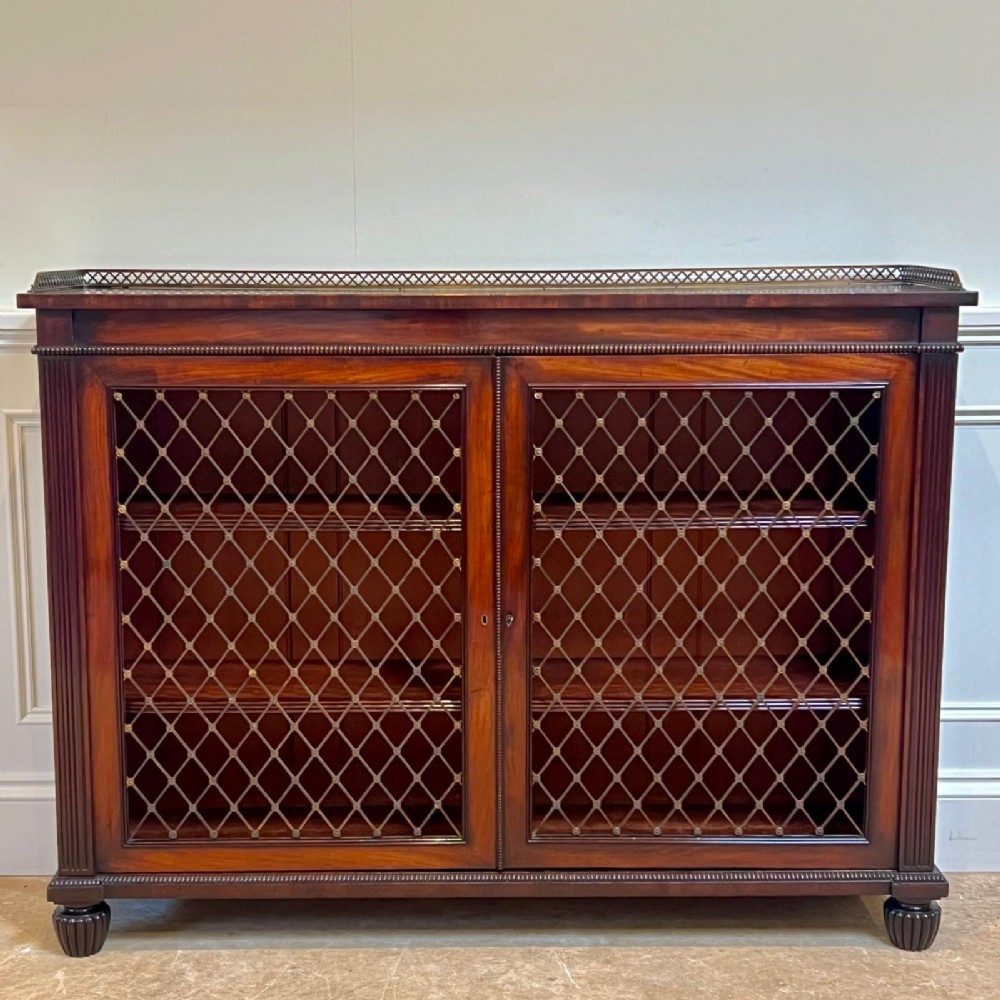 George IV Gillows Mahogany Bookcase Cabinet