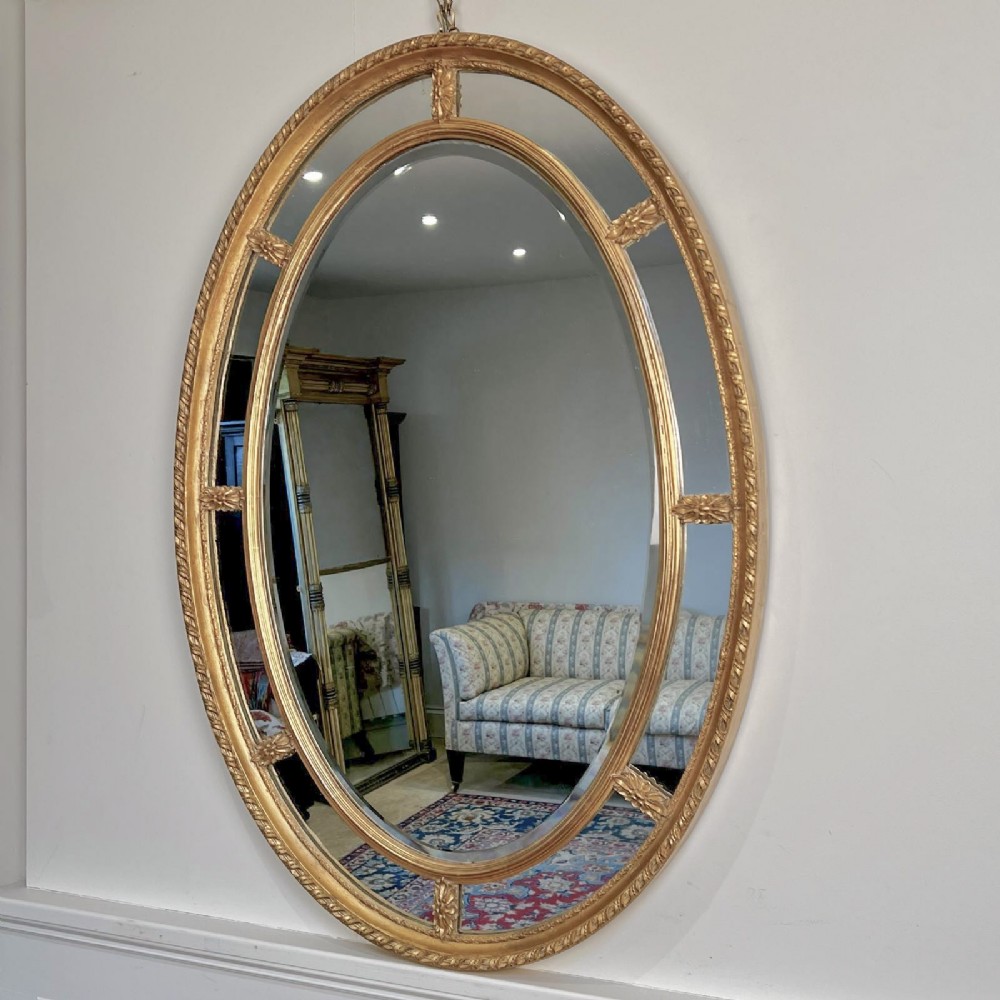 Edwardian Giltwood Margin Mirror