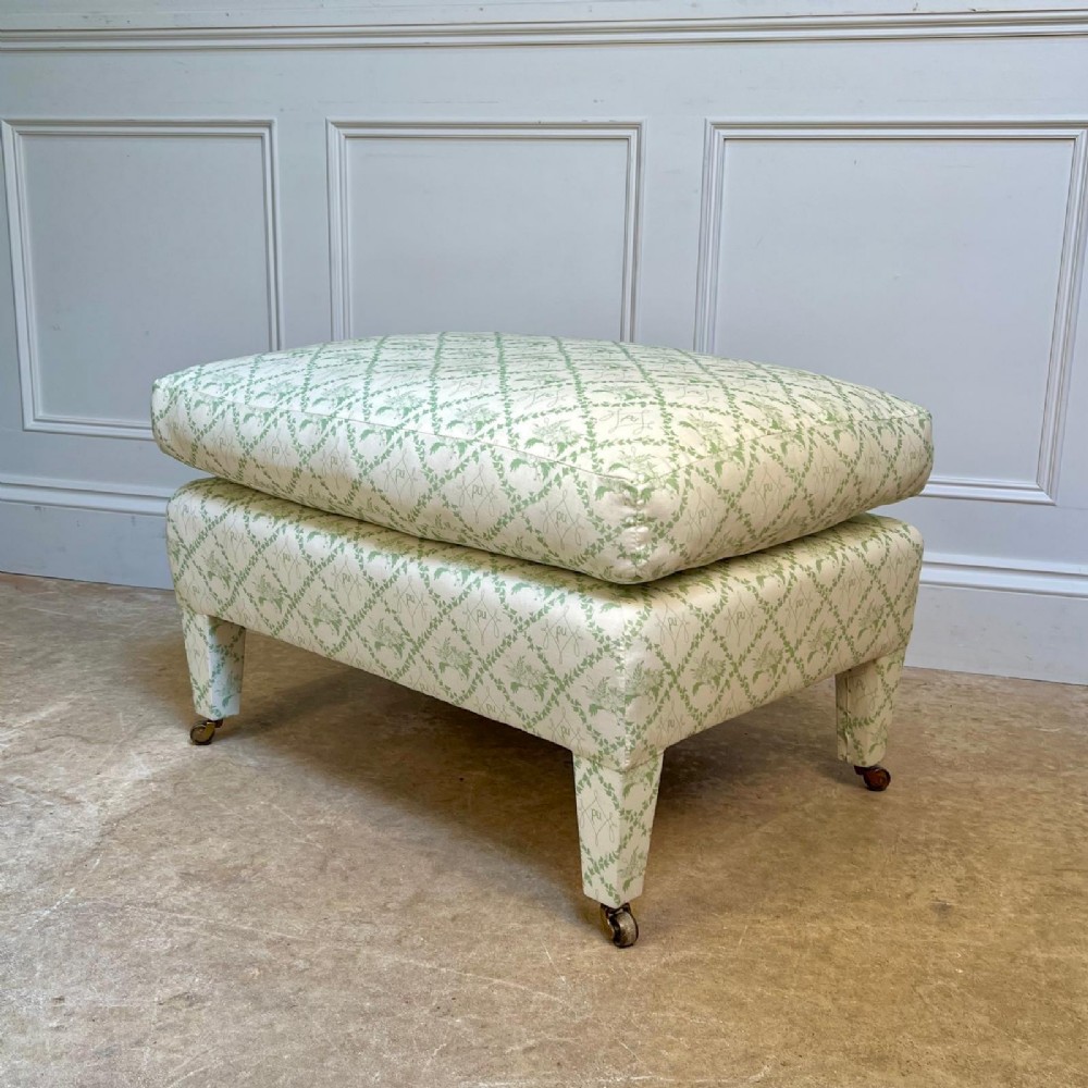 Early 20th C Portman Ottoman Stool
