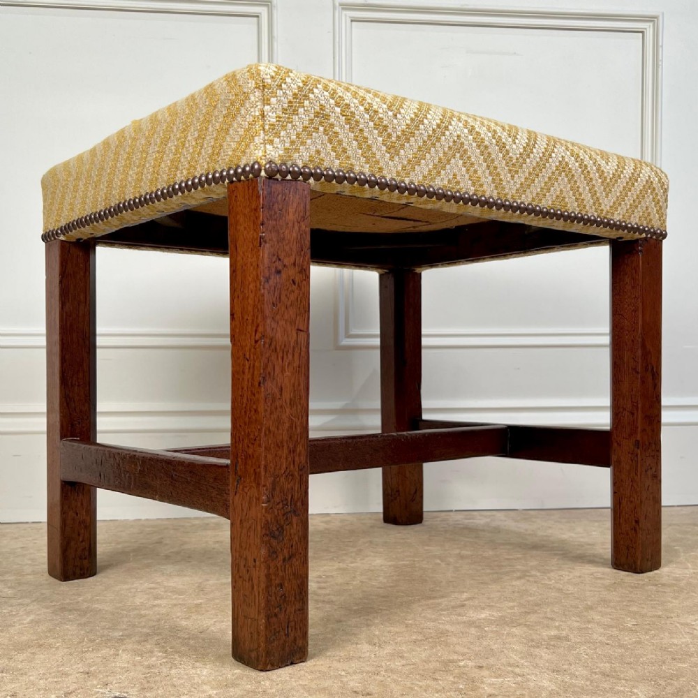 18th C Walnut Stool