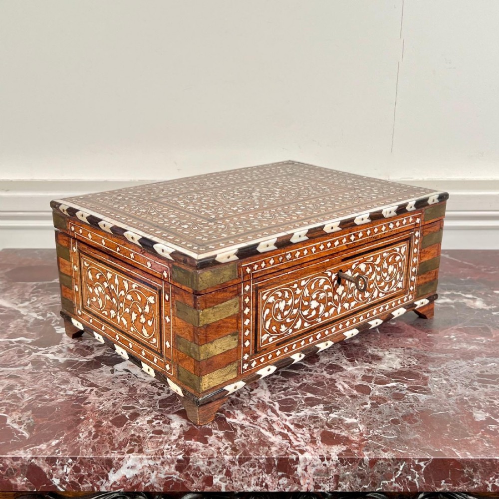 19th C Hoshiarpur Inlaid Box