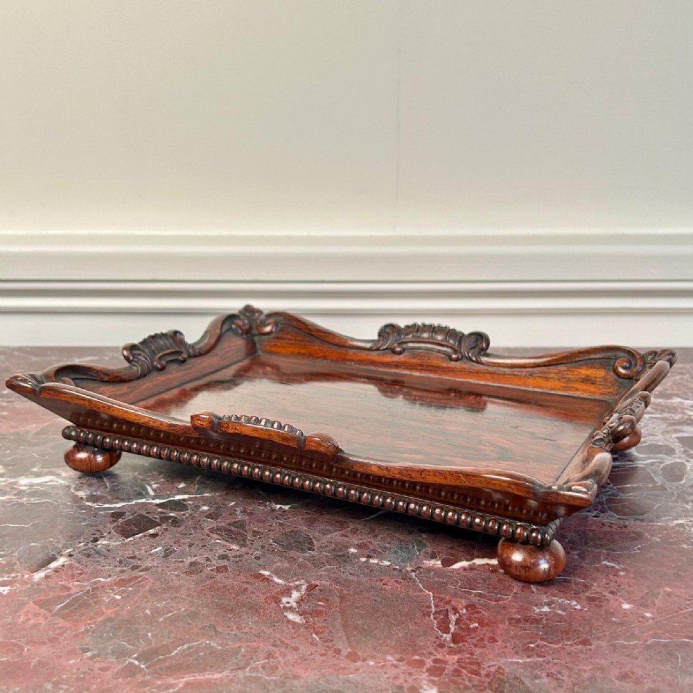 Small George IV Rosewood Gillows Tray