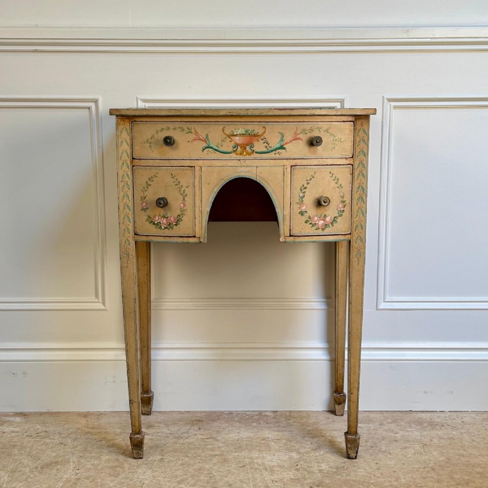 Pretty Edwardian Painted Side Table
