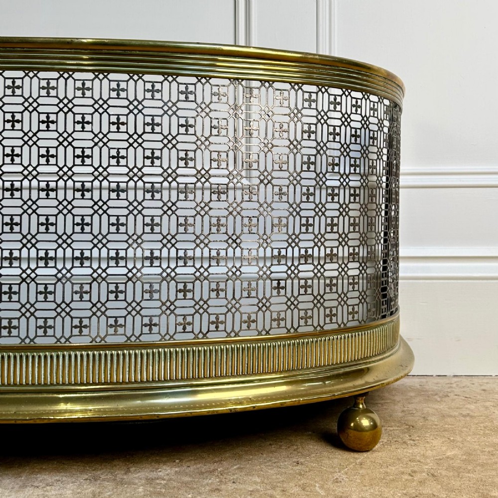 Regency Brass & Steel Fireside Fender View III