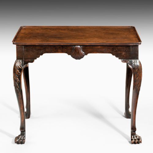 A RARE GEORGE II IRISH SILVER TABLE - ADDITIONAL PHOTO 1